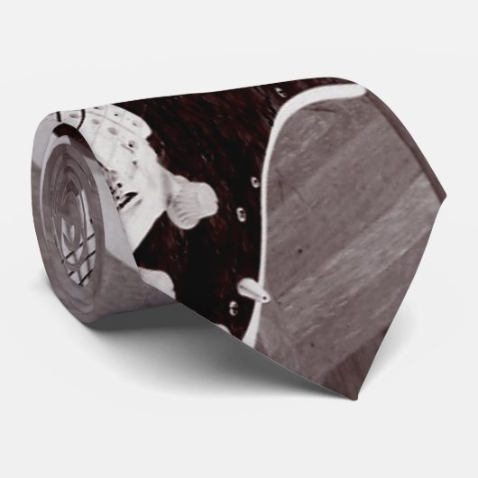 ギターの首のタイ ネクタイ (ロール)