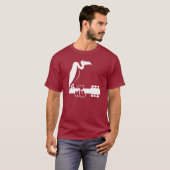 ギターの首のハゲタカ Tシャツ (正面フル)