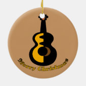 ギターのChristmasTreeのオーナメント セラミックオーナメント (裏面)