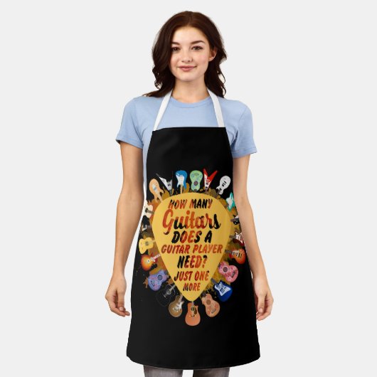 ギターはギター奏者にもう1人必要 エプロン (着用した状態)