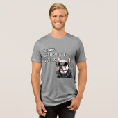 ギターはハートを破らないが私は破る トライブレンドＴシャツ (正面全面)