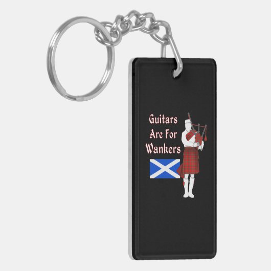 ギターはバンパイパー用おもしろいだ キーホルダー (正面左)
