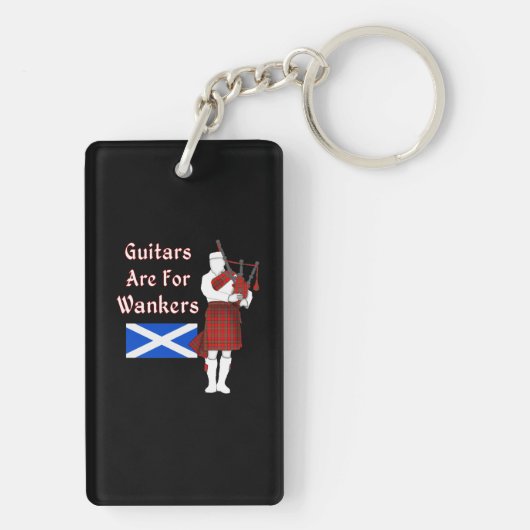 ギターはバンパイパー用おもしろいだ キーホルダー (裏面)