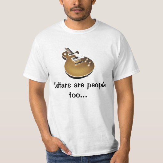 ギターは人々です Tシャツ (正面)