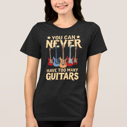 ギターは多いほど良い トライブレンドＴシャツ (正面)