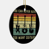 ギターは多過ぎおもしろいない セラミックオーナメント (右)