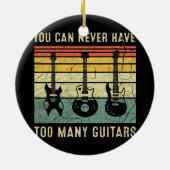 ギターは多過ぎおもしろいない セラミックオーナメント (裏面)
