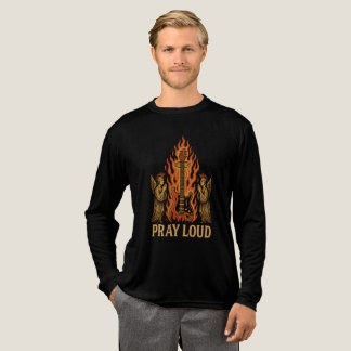 ギターは私の宗教 - 大きな声で祈ろう トライブレンドＴシャツ