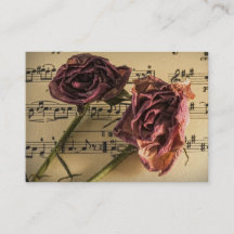 ギターまたは音楽レッスンの名刺