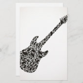 ギターをキャット 便箋 (正面/裏面)