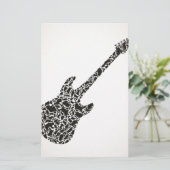 ギターをキャット 便箋 (スタンド正面)