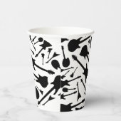 ギターをテーマにした紙カップ 紙コップ (右)