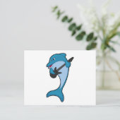 ギターを使った音楽のイルカ ポストカード (スタンド正面)