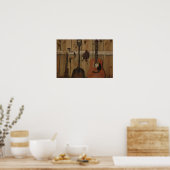 ギターを使遊って働く ポスター (キッチン)