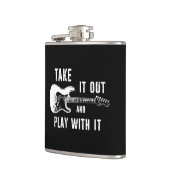 ギターを使遊って持ち出す フラスク (左)