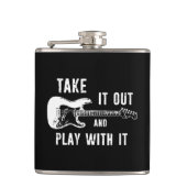ギターを使遊って持ち出す フラスク (正面)