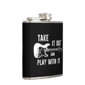 ギターを使遊って持ち出す フラスク (右)