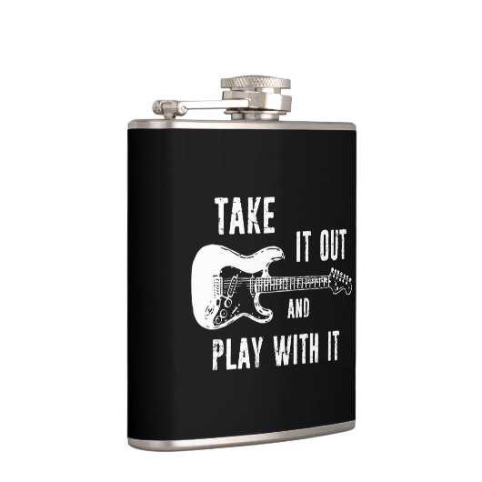 ギターを使遊って持ち出す フラスク (右)