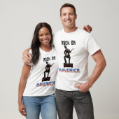 ギターを弾くエイブラハム・リンカーン Tシャツ (ユニセックス)