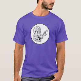 ギターを弾くタコ - 私の初作品 Tシャツ