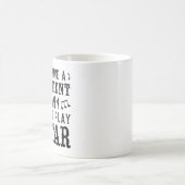 ギターを弾く予定の退職プラン 笑えるジョーク コーヒーマグカップ (中央)