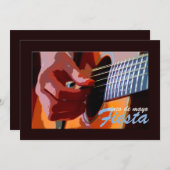 ギターを弾く招待状 招待状 (正面/裏面)