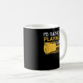ギターを弾く方が好きです コーヒーマグカップ (正面右)