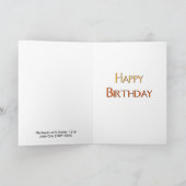 ギターを持つハッピーバースデーの道化師 カード (内部)