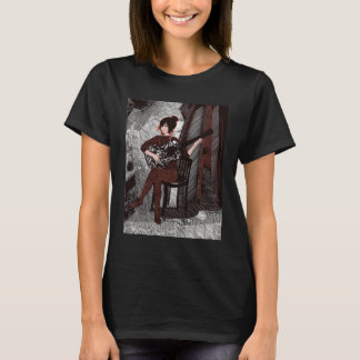 ギターを持つ女の子 Tシャツ