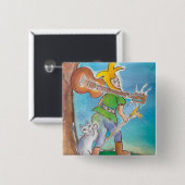 ギターを持つ愚か者 缶バッジ (正面&裏面)