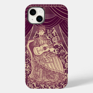 ギターを持つ美しい女性 Case-Mate iPhone 14 PLUSケース