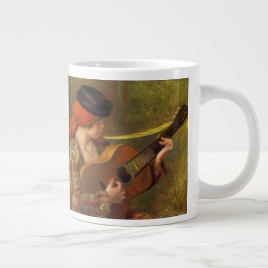 『ギターを持つ若いスペインの女性』（ギターをもつわかいスペインのじょせい、仏: Jeune femm ジャンボコーヒーマグカップ (右)