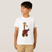 ギターを演奏しているAF素晴らしいキリン Tシャツ (正面フル)