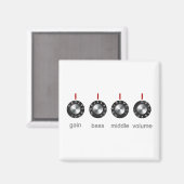 ギターアンプつまみ マグネット (正面/裏面)