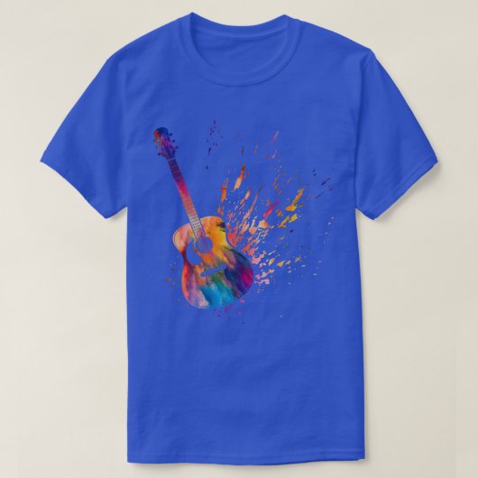 ギターアートギタリストミュージシャンギターミュージック460 Tシャツ (デザイン正面)