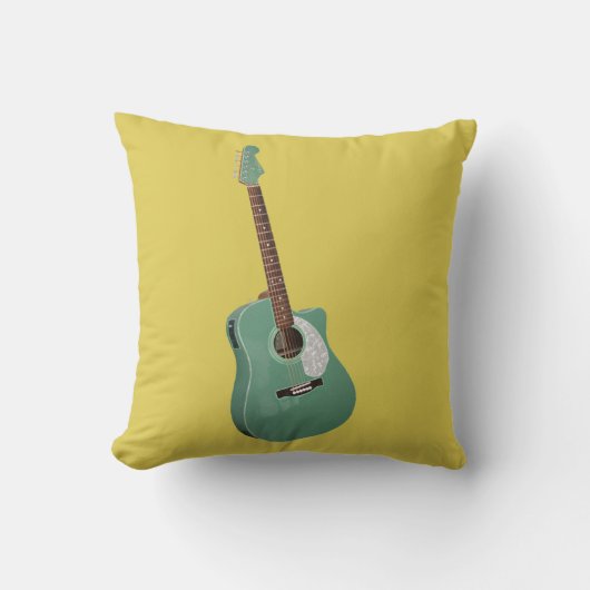 ギターアートプリント クッション (正面)