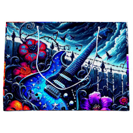 ギターアートー ラージペーパーバッグ