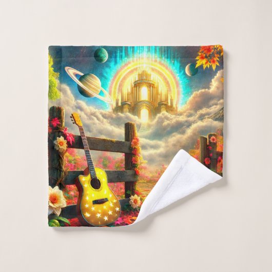 ギターアート ウォッシュタオル (ウォッシュタオル)