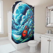 ギターアート シャワーカーテン (インサイチュ)