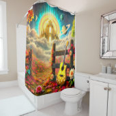 ギターアート シャワーカーテン (インサイチュ)