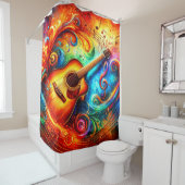 ギターアート シャワーカーテン (インサイチュ)