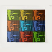 ギターアート タペストリー (正面(横))