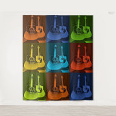 ギターアート タペストリー (正面)