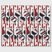 ギターアート – ユニオンジャック英国イギリス国旗 ラッピングペーパー (フラット)