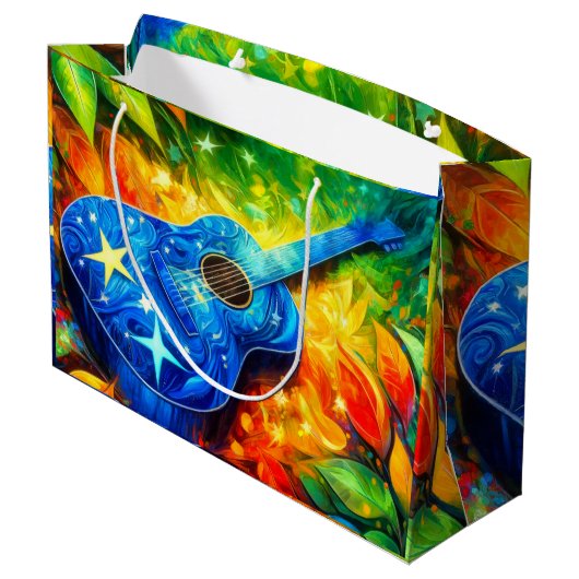 ギターアート ラージペーパーバッグ (裏面アングル)