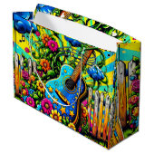 ギターアート ラージペーパーバッグ (裏面アングル)