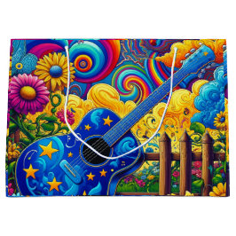 ギターアート ラージペーパーバッグ