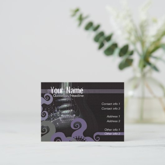 ギターアートMUSiC名刺 名刺 (スタンド正面)