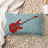 ギターイラストレーション枕 ランバークッション (ブランケット)