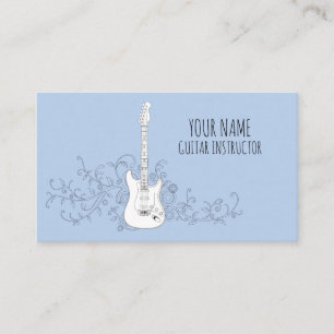 ギターインストラクターギタリストプロフェッショナルミュージシャン 名刺